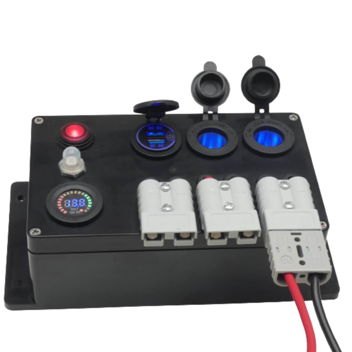 12 Volt Control Box Power Distribution Compact Offroad Dual battery